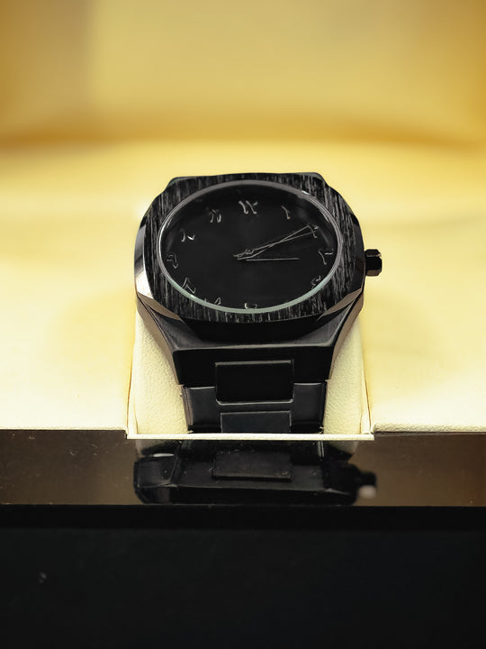Arabic Aura Black Stainless Steel Heavy Weight (143 Gram)