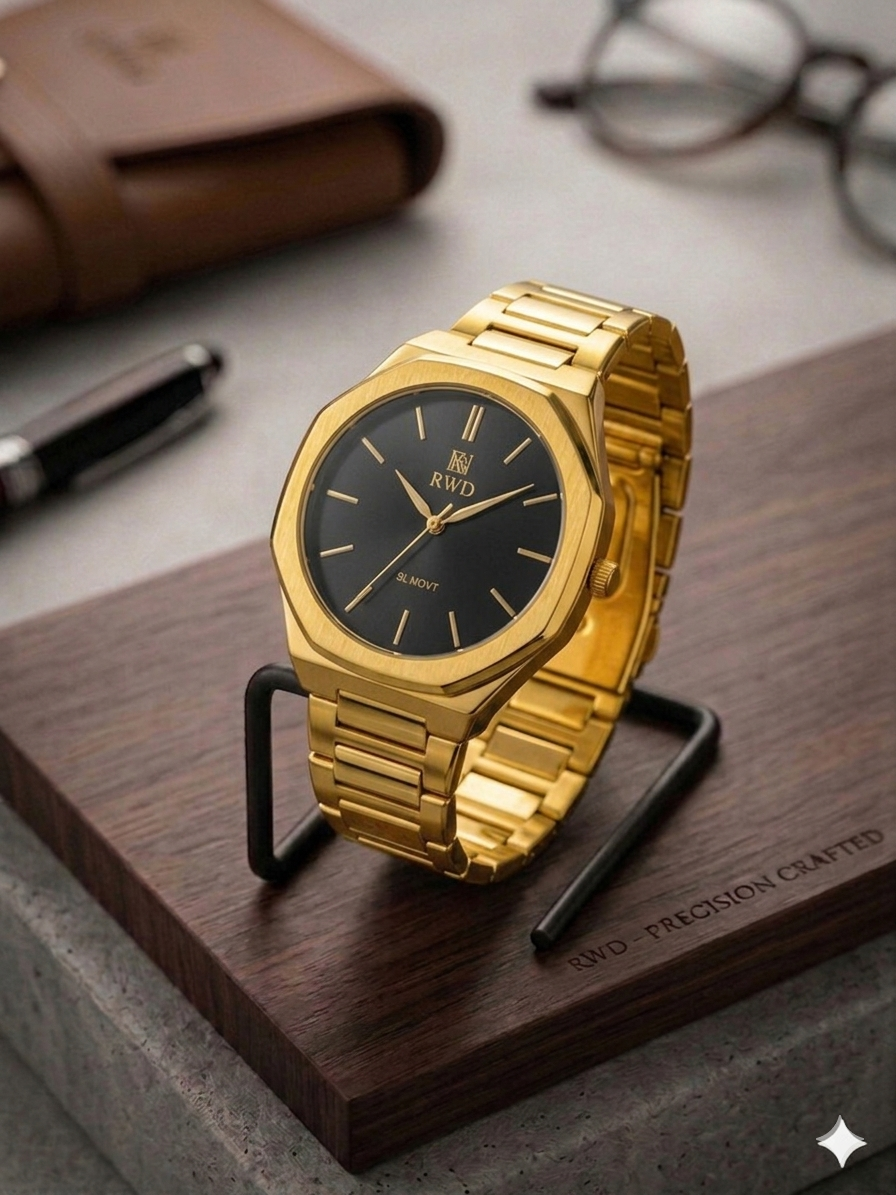 Trendy Watch Precision Crafted Hexagonal Steel Watch