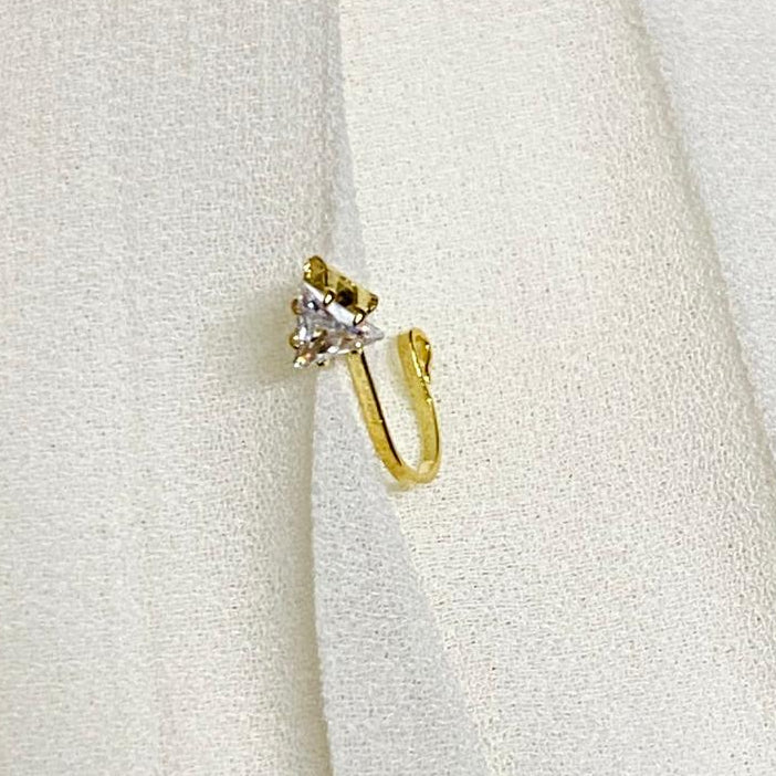 Triangle Crystal Nose Pin