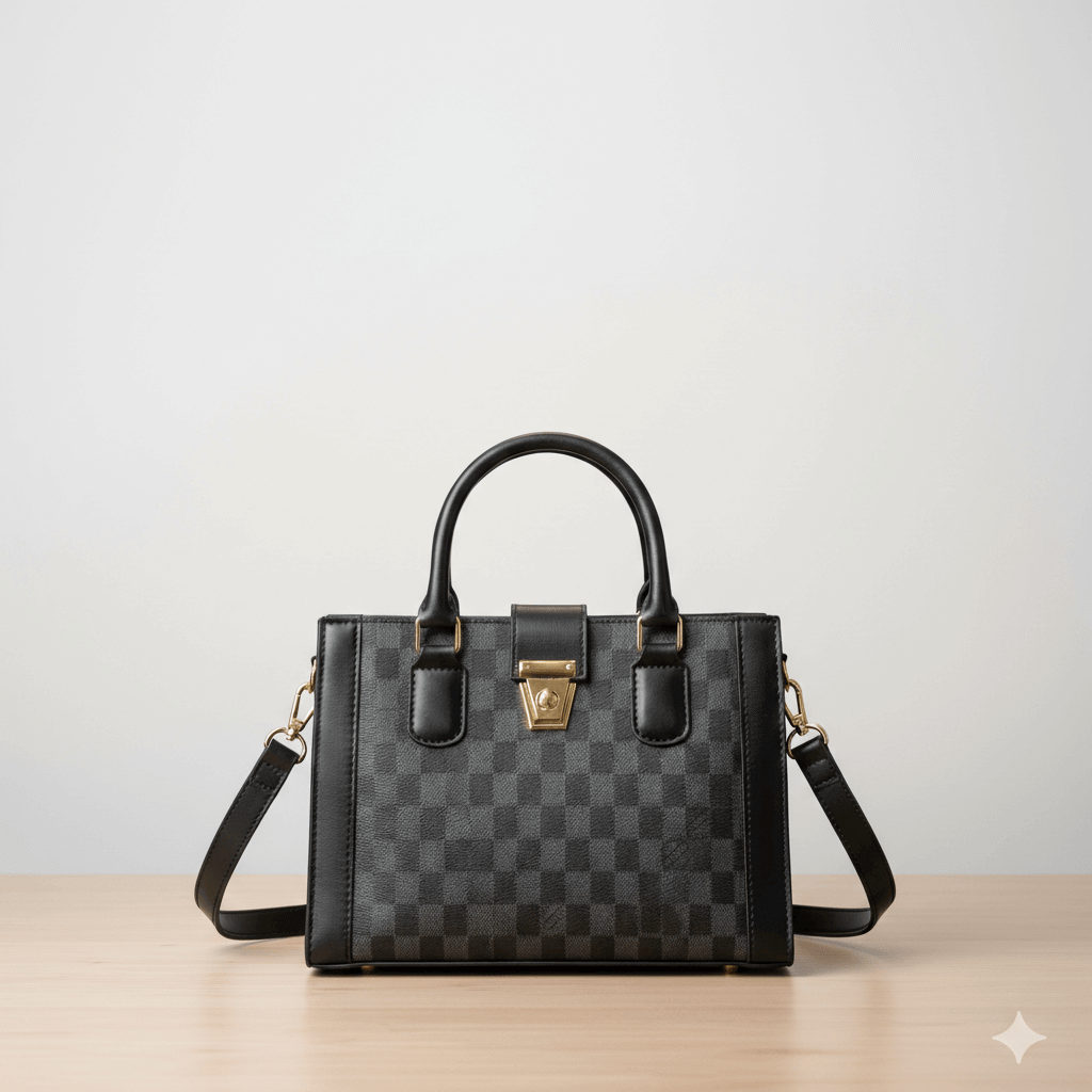 Checkered Box Bag