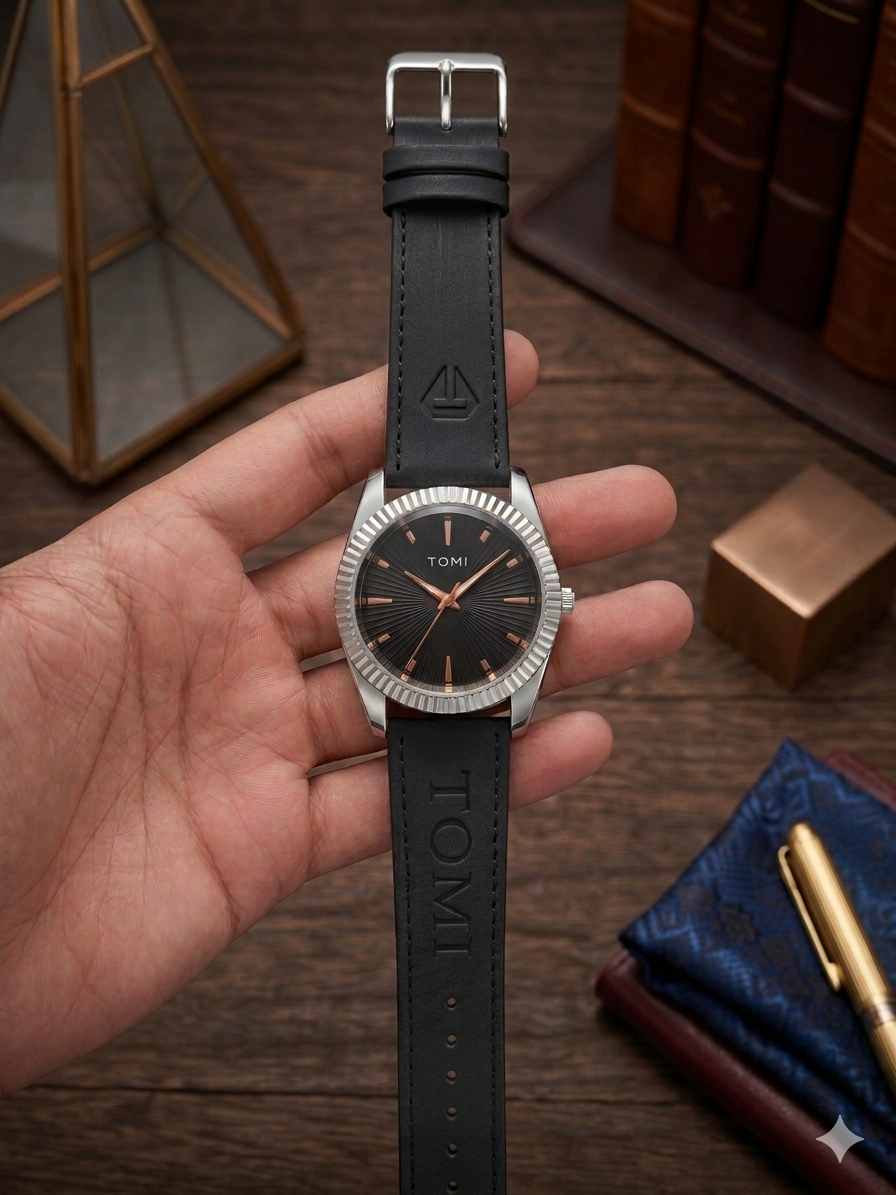 Leather Strap Watch - Premium Looking Decent Style