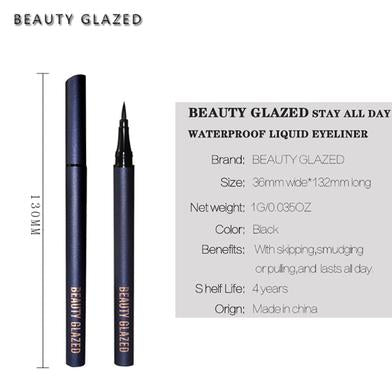 BEAUTY GLAZED  -Extremely Black Waterproof Liquid Eyeliner