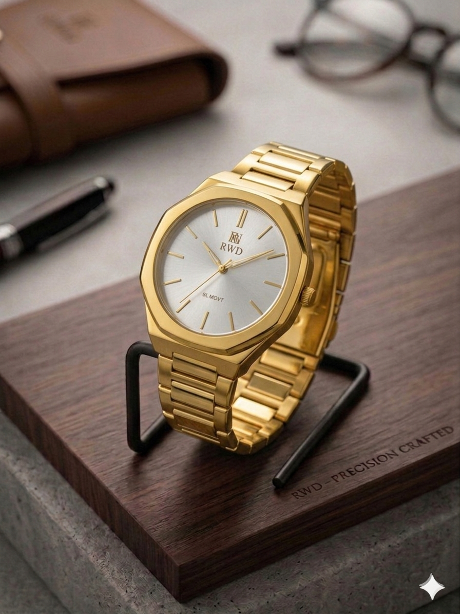 Trendy Watch Precision Crafted Hexagonal Steel Watch