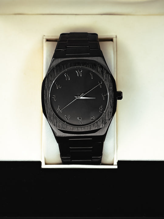 Arabic Aura Black Stainless Steel Heavy Weight (143 Gram)