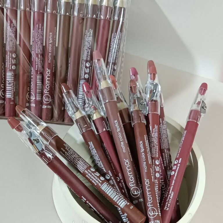 FLORMAR- 12 pcs Matte Color Lip pencils set