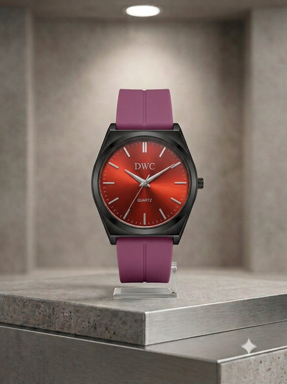 Sport-Luxe Integrated Silicone Strap with Magnetic Clasp - Seamless Fit & Premium Comfort