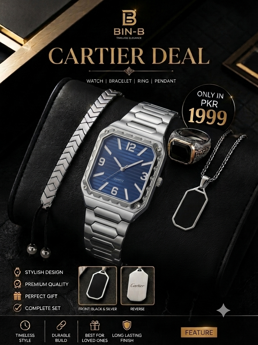 EXCLUSIVE ULTIMATE 4-IN-1 MEN’s ACCESSORY DEAL