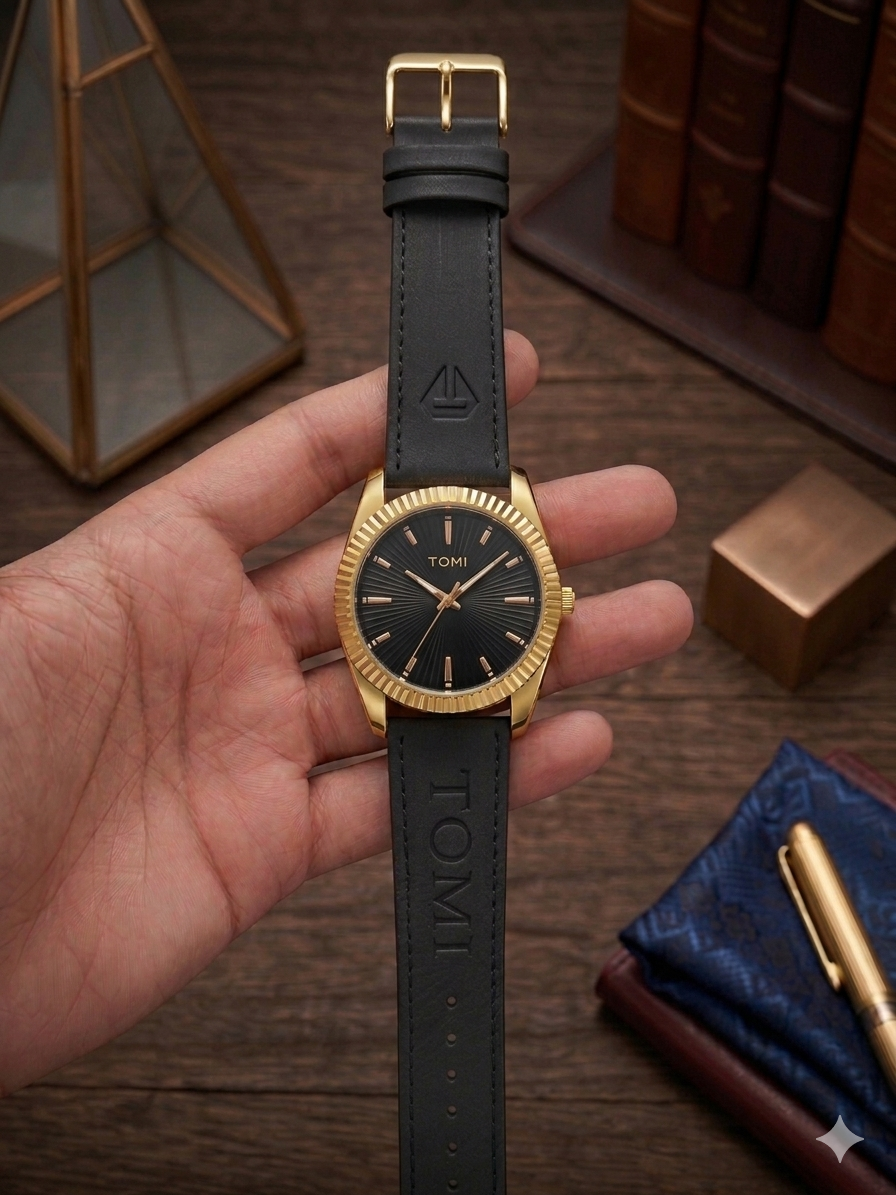 Leather Strap Watch - Premium Looking Decent Style