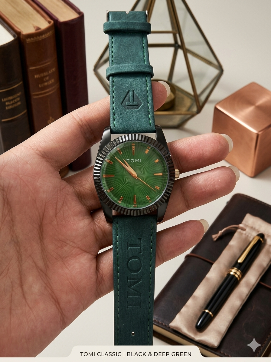 Leather Strap Watch - Premium Looking Decent Style