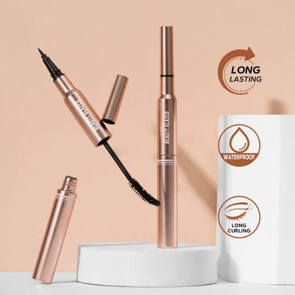 BEAUTY GLAZED - Bushy Big 2in1 Waterproof Eyeliner & Mascara