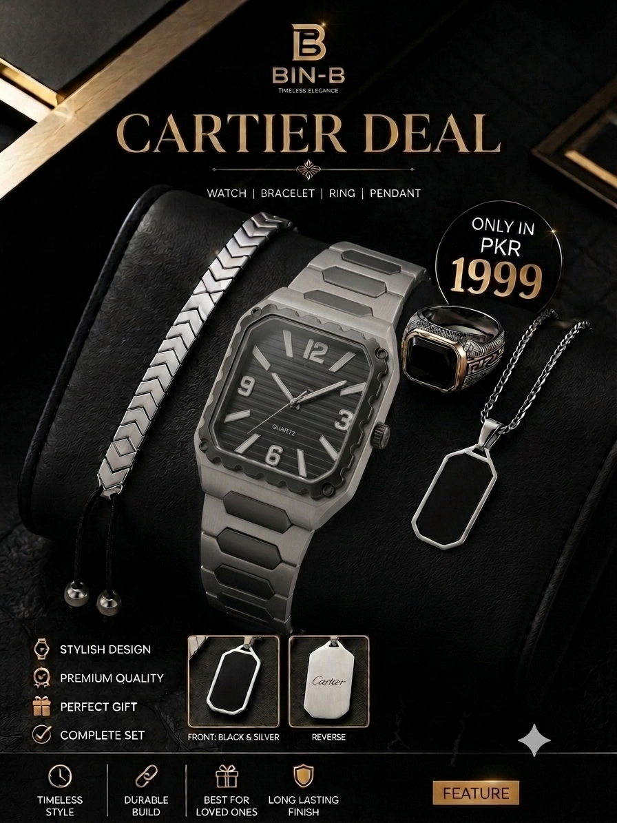 EXCLUSIVE ULTIMATE 4-IN-1 MEN’s ACCESSORY DEAL