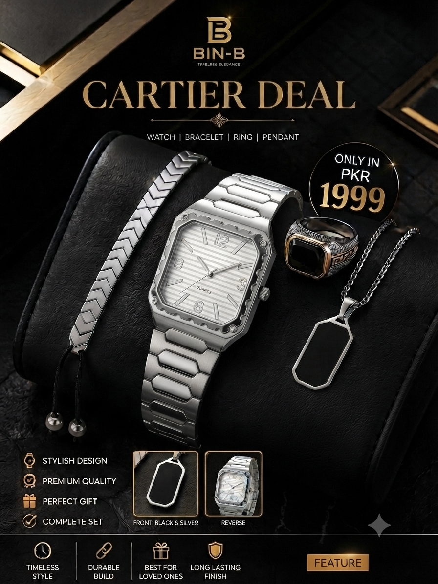 EXCLUSIVE ULTIMATE 4-IN-1 MEN’s ACCESSORY DEAL