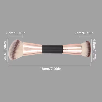 MAANGE Double-ended angled and flat brushes -1pc