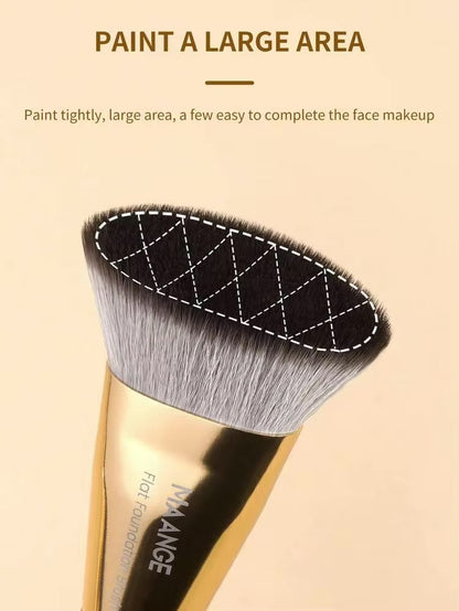 MAANGE 19 PCS Makeup Brushes with Case Premium Brush Set- GOLD & GREY