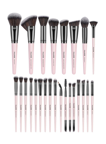 MAANGE 25-Pieces PREMIUM Makeup Brushes Set -PINK