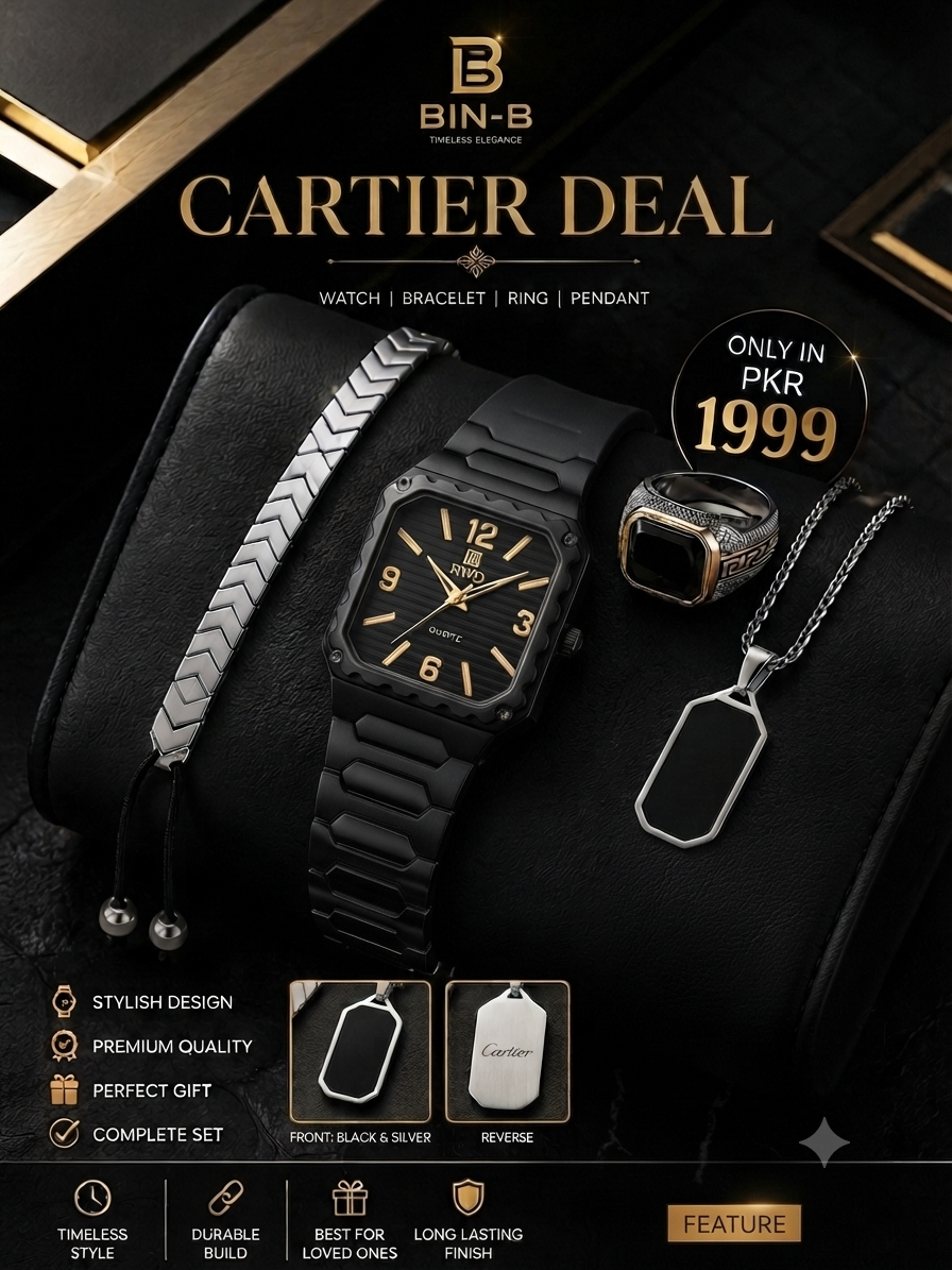 EXCLUSIVE ULTIMATE 4-IN-1 MEN’s ACCESSORY DEAL