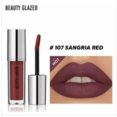 BEAUTY GLAZED Luxe Matte Waterproof Lipgloss -