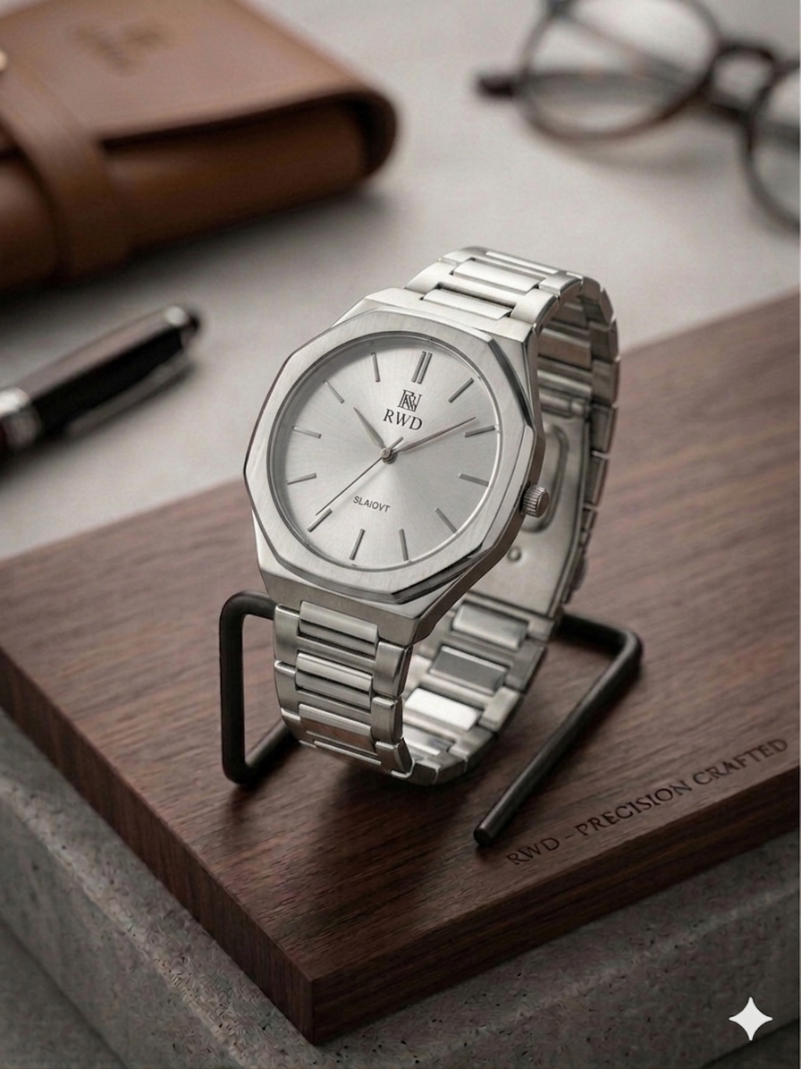 Trendy Watch Precision Crafted Hexagonal Steel Watch