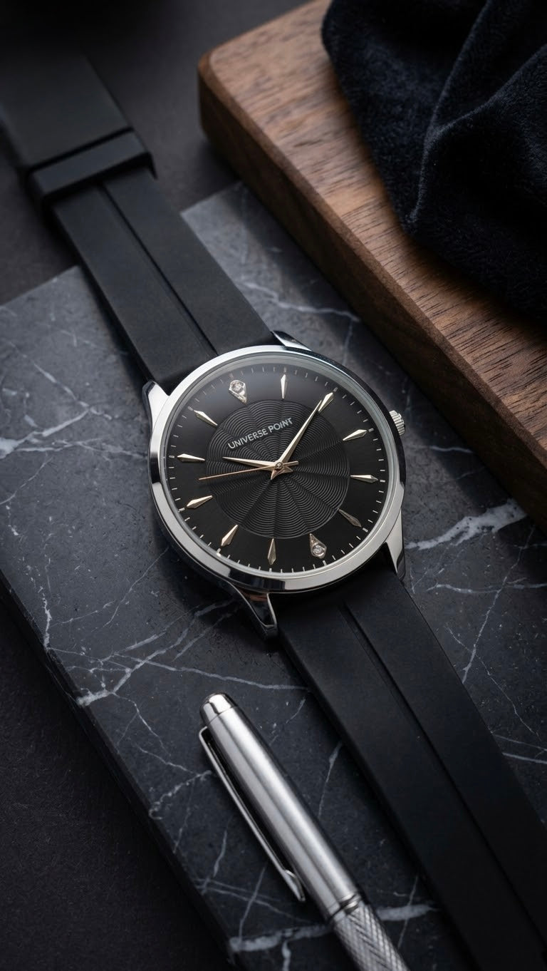 Premium Quality Watch With silicone Strap Megnate Lock