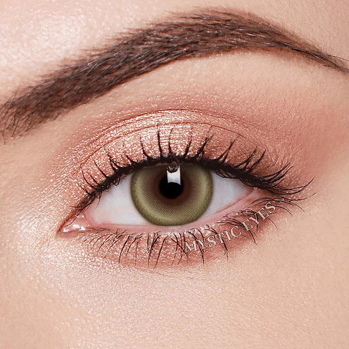 UYAAI -BIOESSENCE - 1 PAIR KOREAN LENSES COLOURED LENSES - HALO BROWN