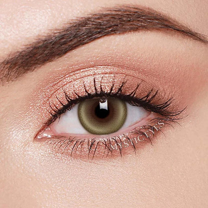 UYAAI -BIOESSENCE - 1 PAIR KOREAN LENSES COLOURED LENSES - HALO BROWN