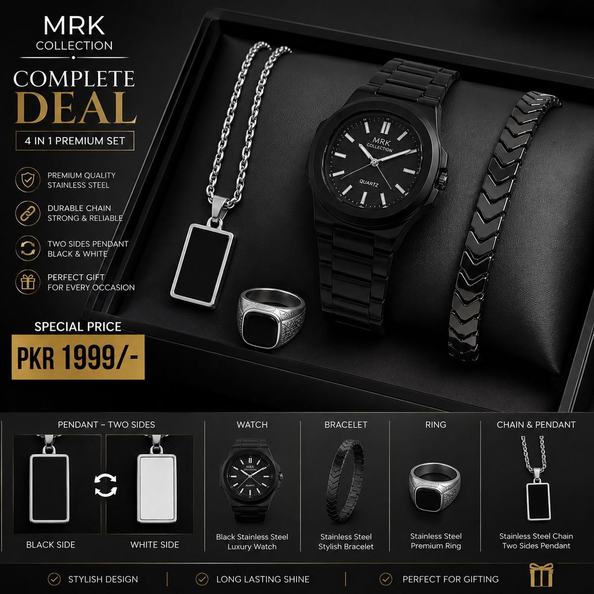 The Complete Gentleman Deal – 4-in-1 Premium Gift Set
