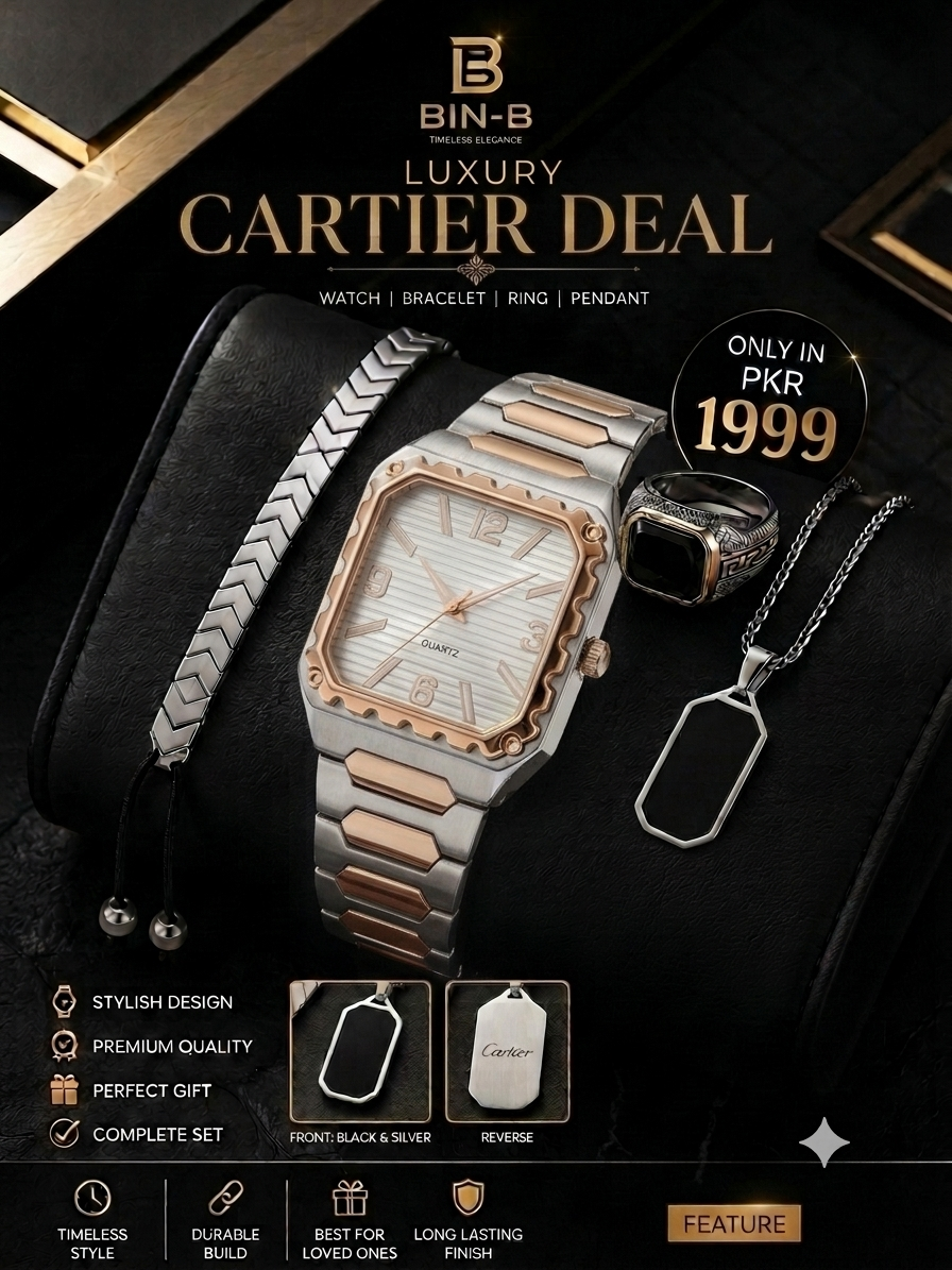 EXCLUSIVE ULTIMATE 4-IN-1 MEN’s ACCESSORY DEAL