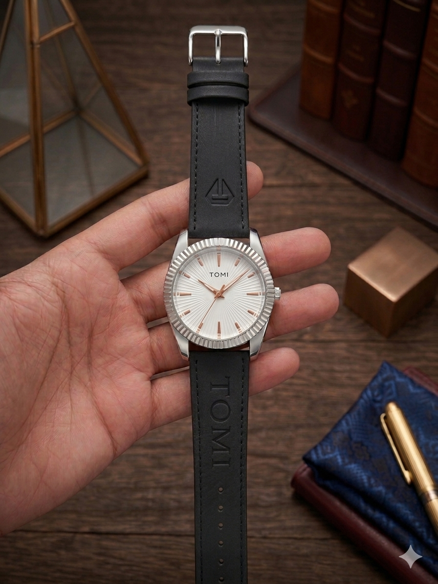 Leather Strap Watch - Premium Looking Decent Style