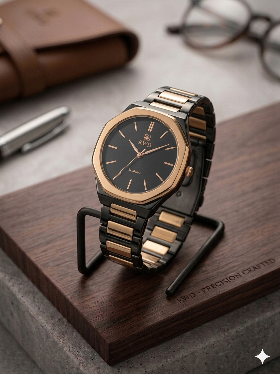 Trendy Watch Precision Crafted Hexagonal Steel Watch