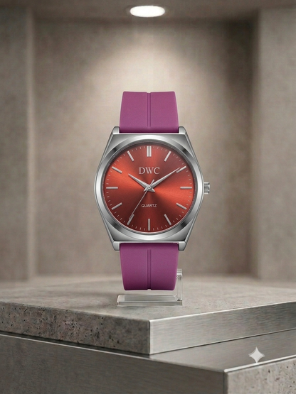 Sport-Luxe Integrated Silicone Strap with Magnetic Clasp - Seamless Fit & Premium Comfort