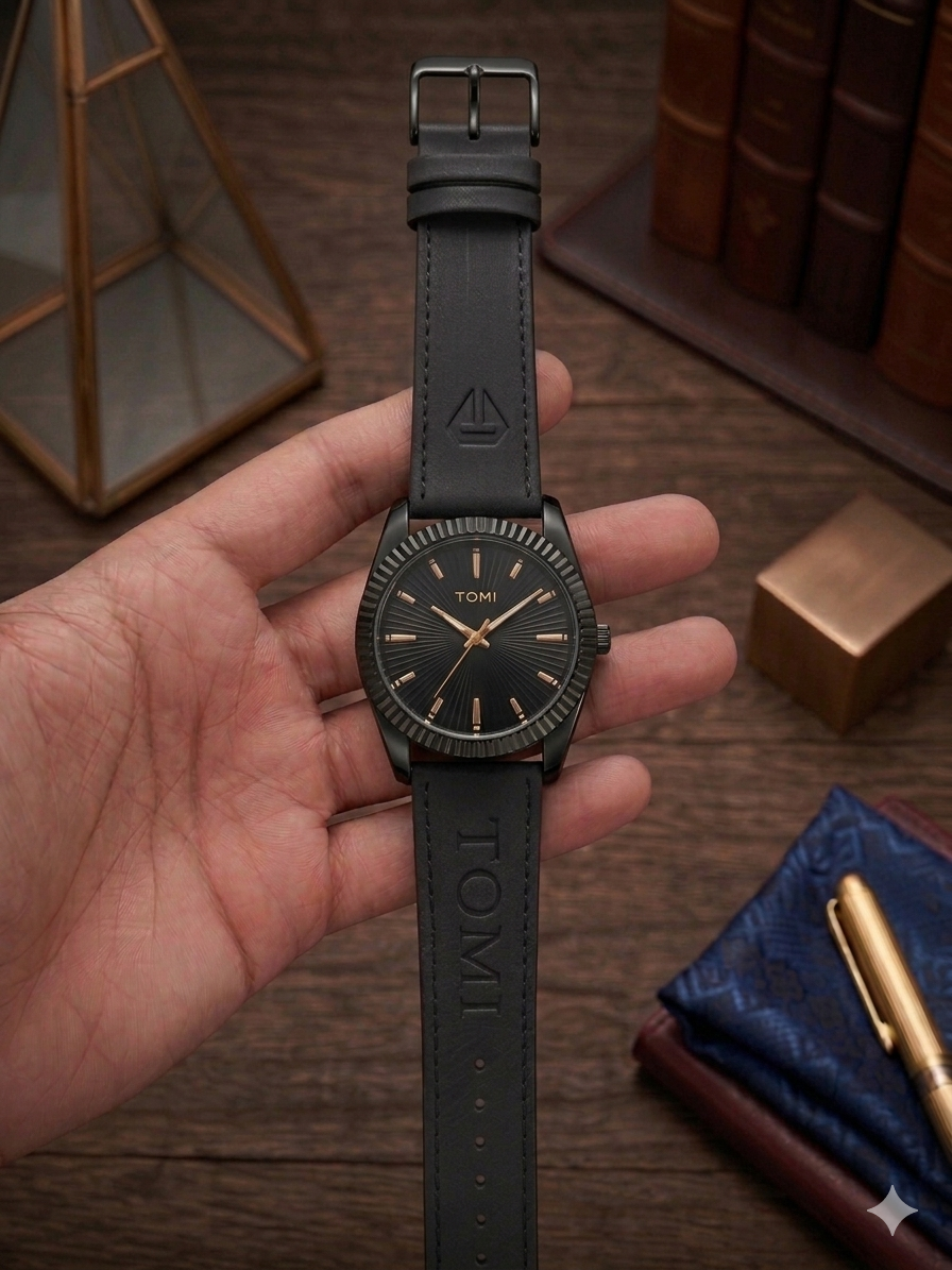 Leather Strap Watch - Premium Looking Decent Style