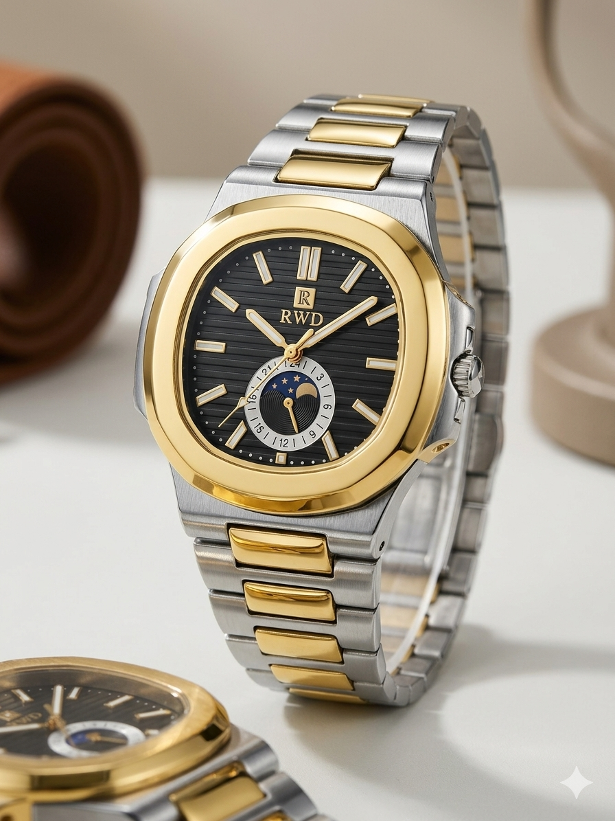 Executive Series | Silver Arctic Moonphase Edition