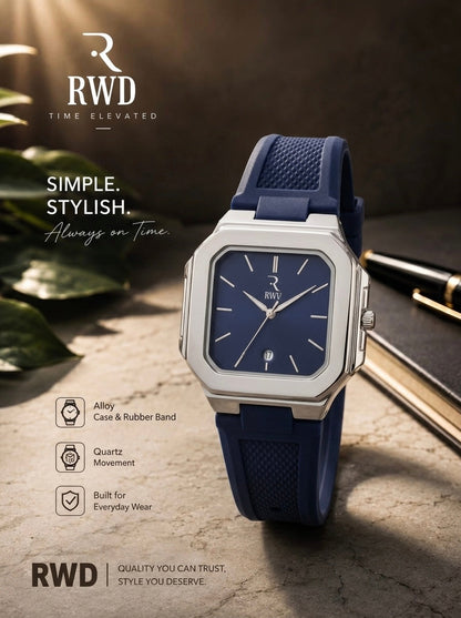 High Quality Silicone Strap Watch with Date