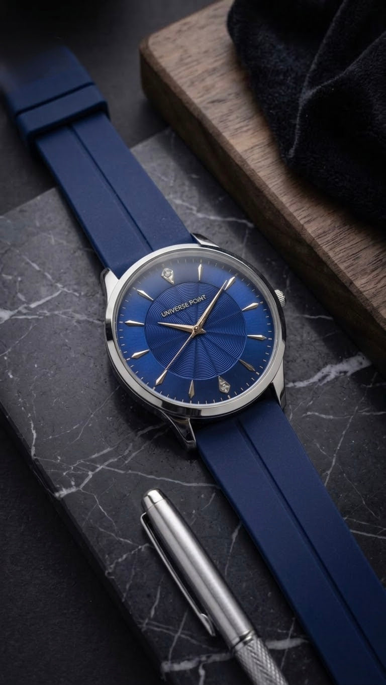 Premium Quality Watch With silicone Strap Megnate Lock