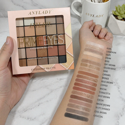 ANYLADY 25 PRIME COLOUR EYESHADOW PALETTE .￼
