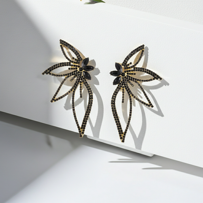 Crystal Butterfly Earrings