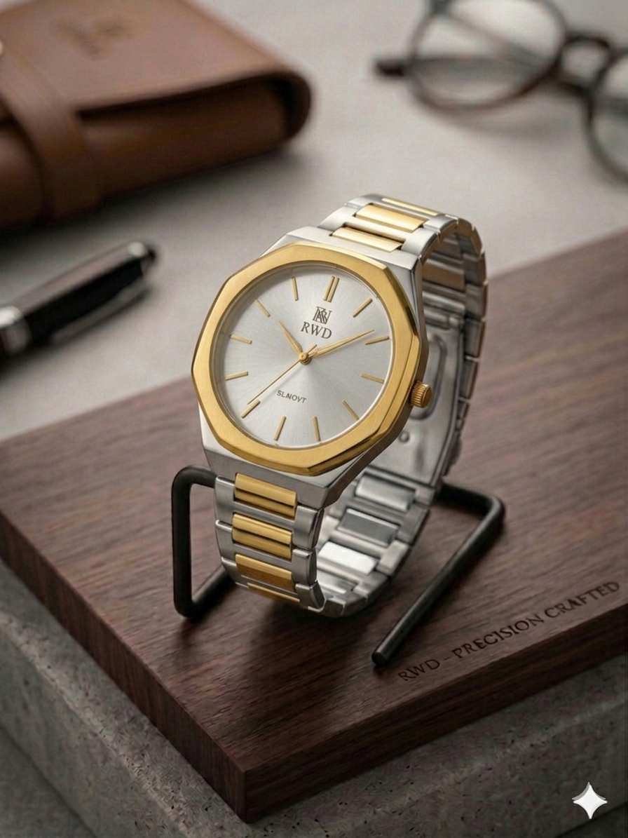 Trendy Watch Precision Crafted Hexagonal Steel Watch
