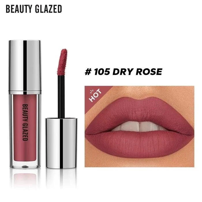 BEAUTY GLAZED Luxe Matte Waterproof Lipgloss -