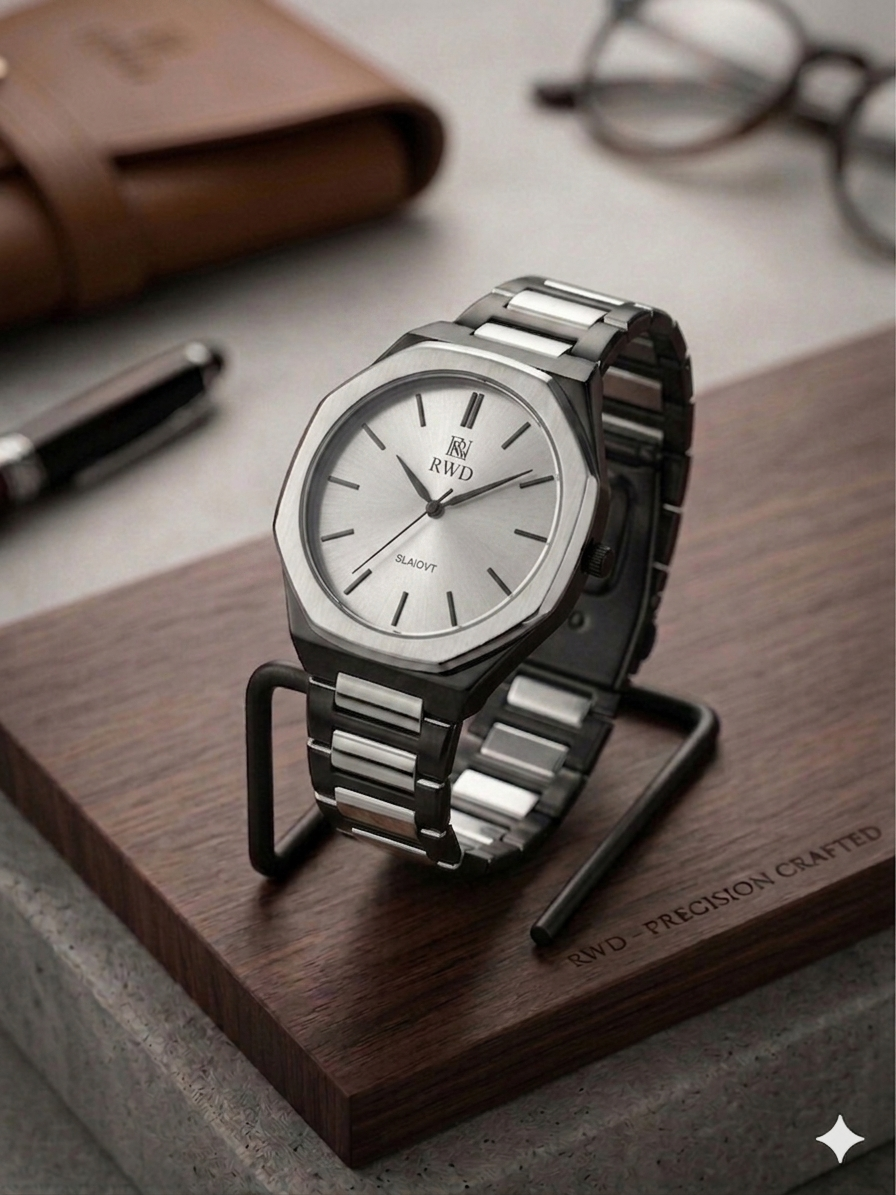 Trendy Watch Precision Crafted Hexagonal Steel Watch