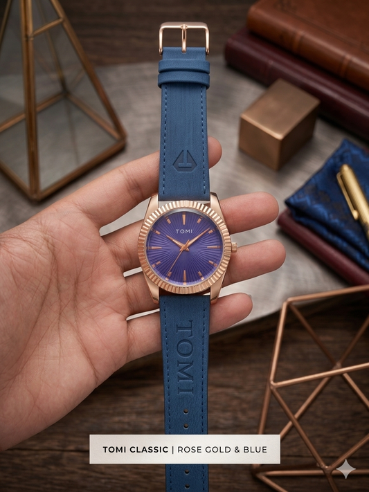 Leather Strap Watch - Premium Looking Decent Style