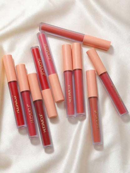HUDAMOJI 12 - MATTE LIPGLOSS SET- SALE