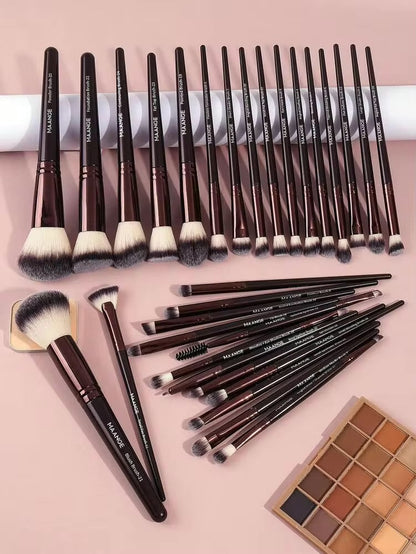 MAANGE -30 pcs professional brushes set - BURGUNDY