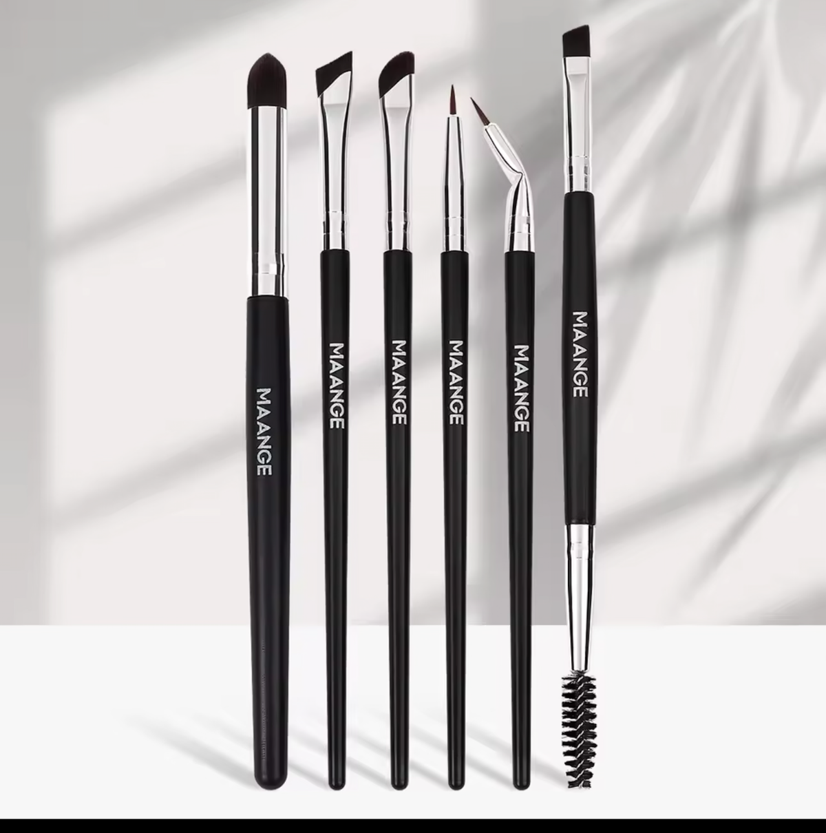 MAANGE 6 pcs EYE BRUSHES SET- BLACK