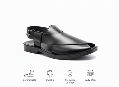 STARTLET™ Premium Leather Peshawari Chappal