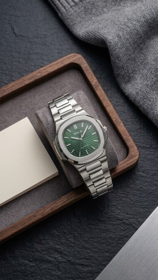 BIN-B HIGH QUALITY STAINLESS STEEL WATCH -TRENDY ARTICLE