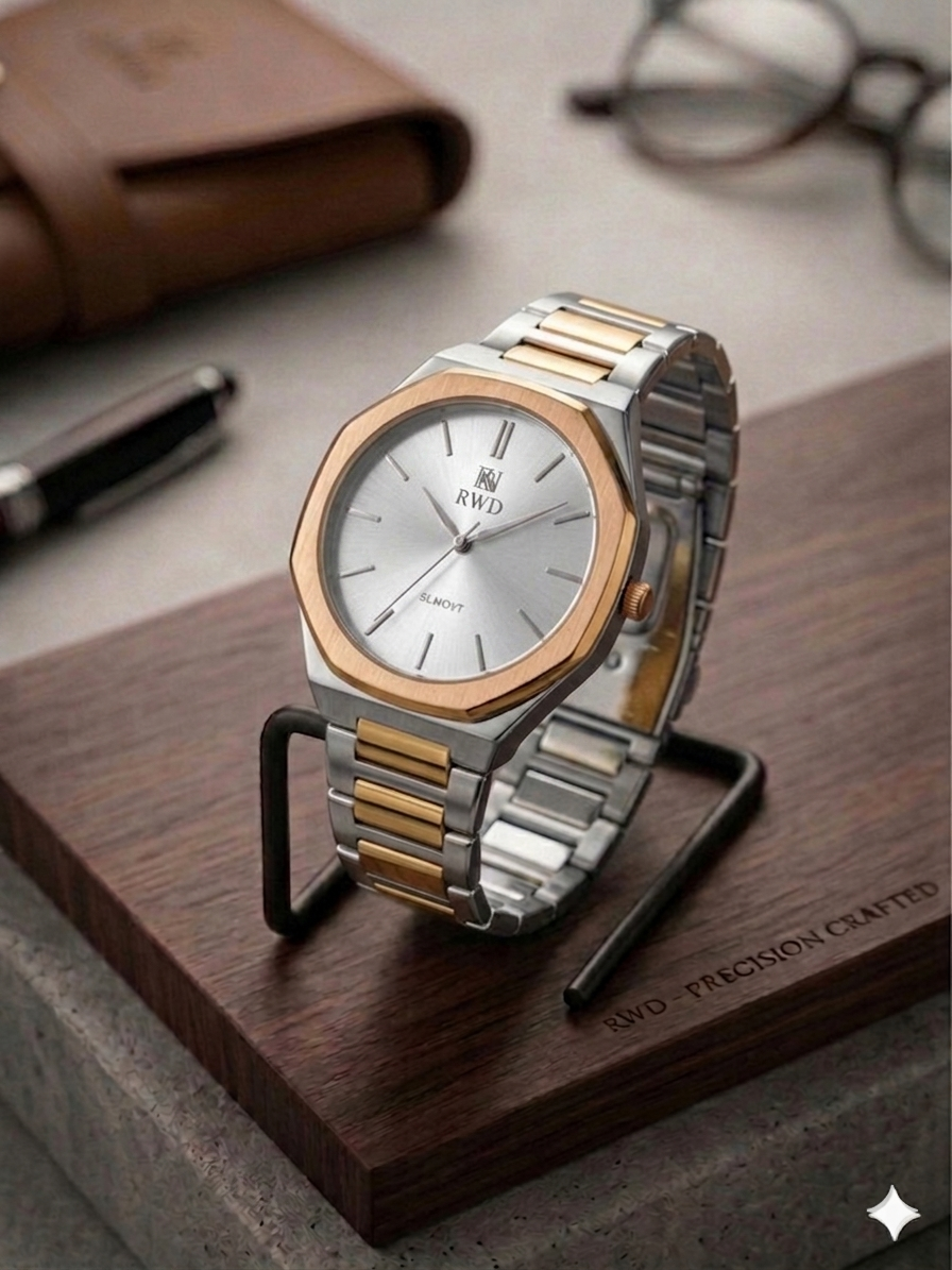 Trendy Watch Precision Crafted Hexagonal Steel Watch