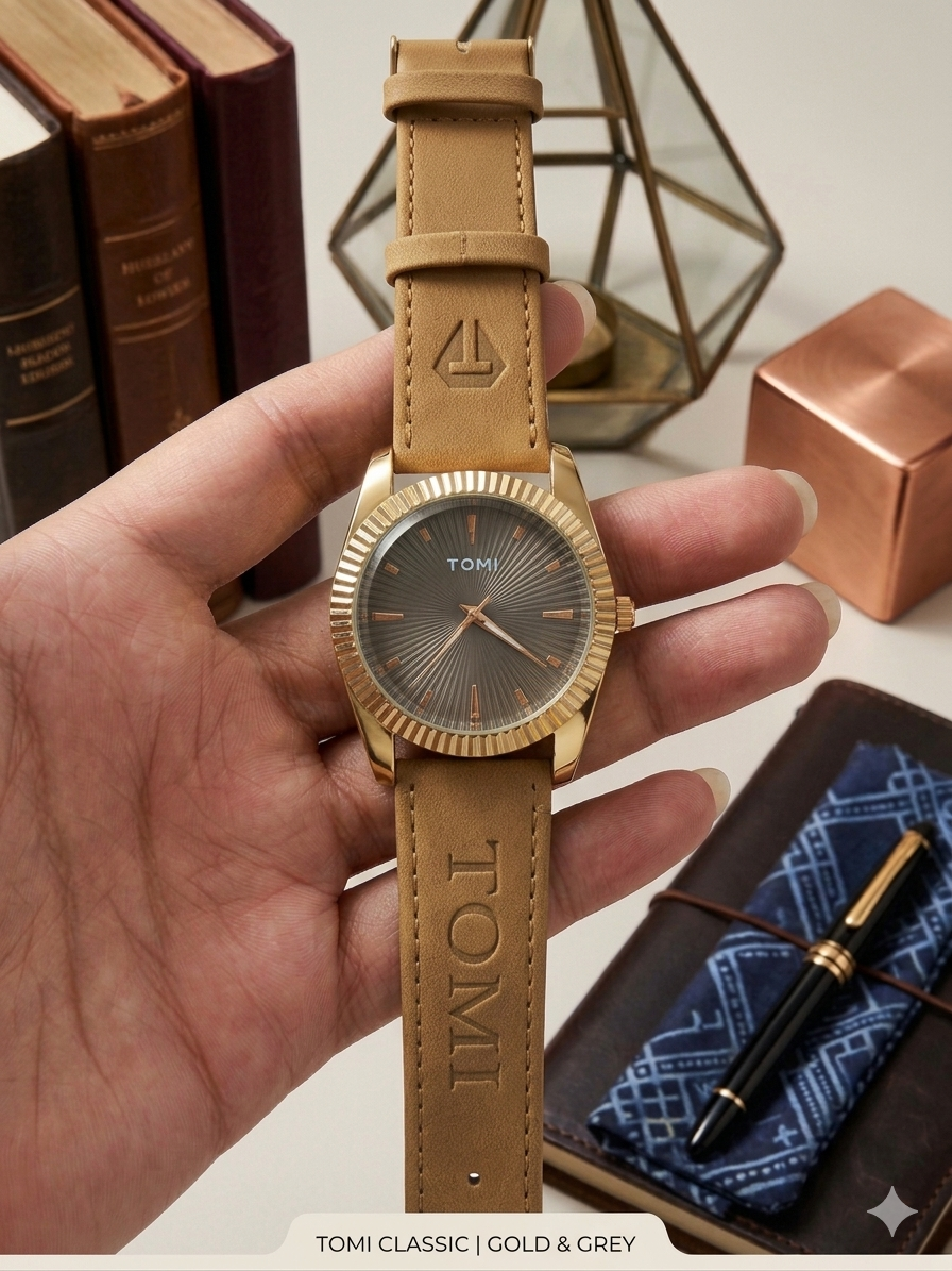 Leather Strap Watch - Premium Looking Decent Style