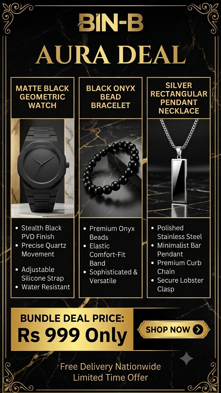 Aura Deal 3 in 1 Just Watch Bracelet Pendent