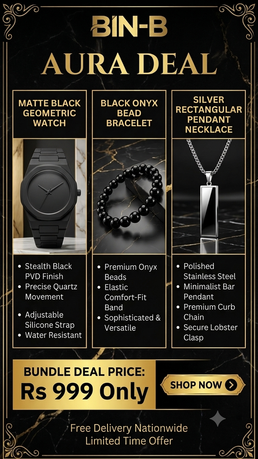 Aura Deal 3 in 1 Just Watch Bracelet Pendent