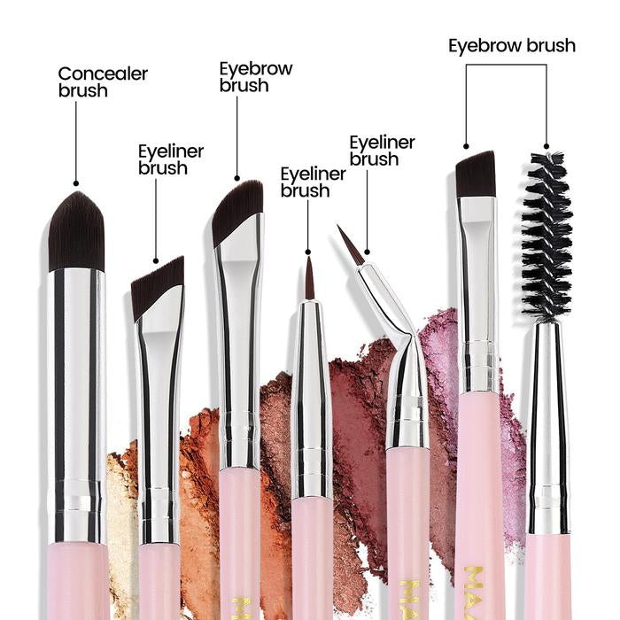 MAANGE 6 pcs EYE BRUSHES SET- PINK